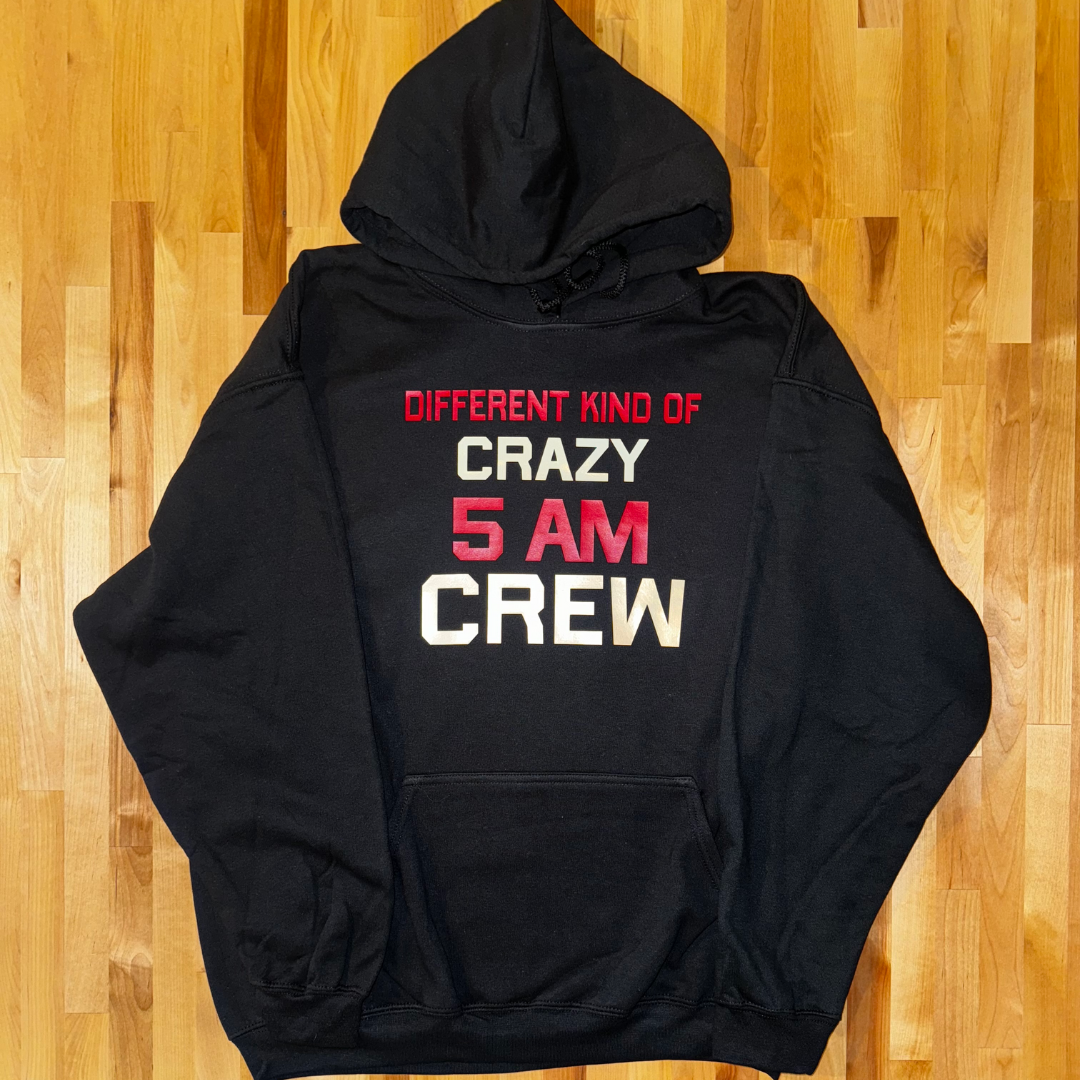 Different kind of Crazy Black Hoodie
