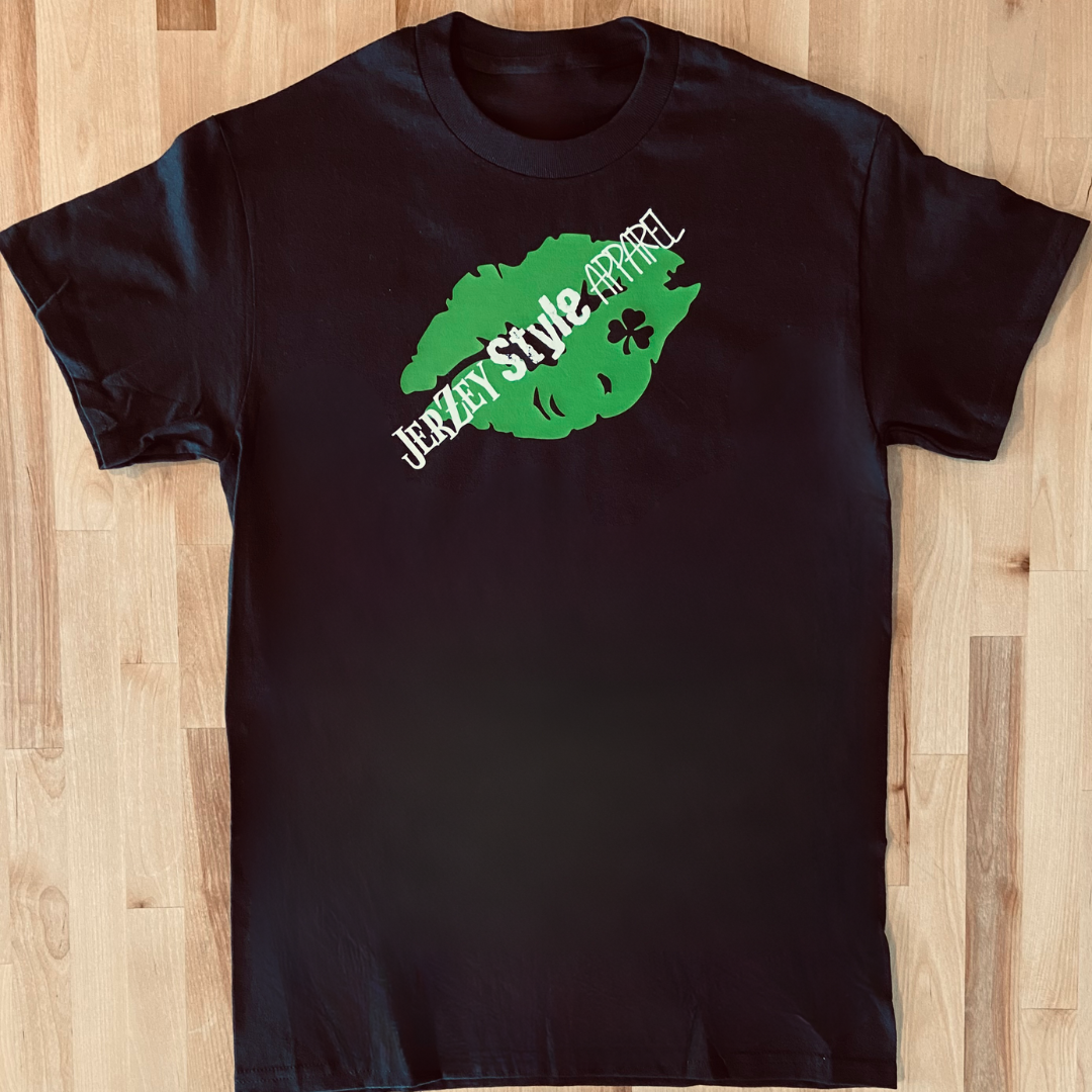 JSA Logo w/Green Shamrock Lip Tee
