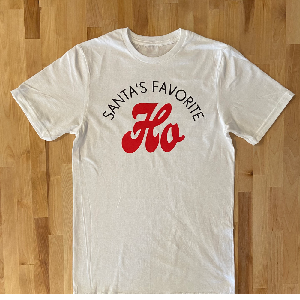 Santa's Favorite Ho White T-Shirt