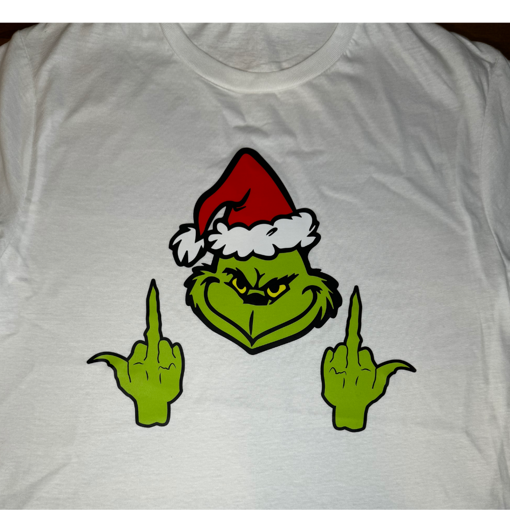 Grinch Flippin the Bird T-Shirt