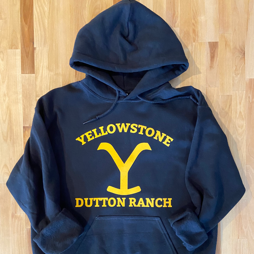 Yellowstone Ranch Black Hoodie