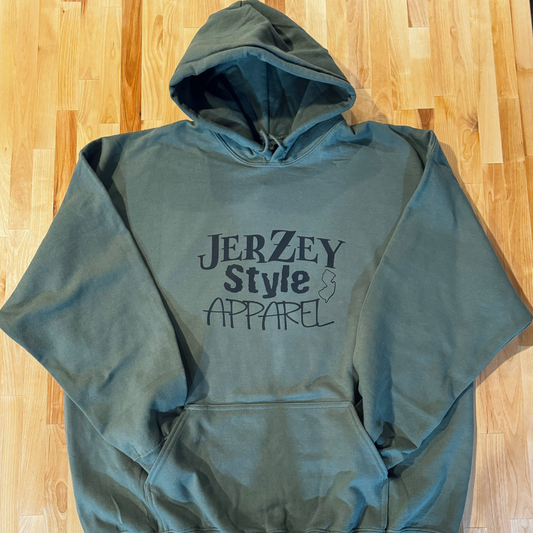 JSA Logo Military Green Hoodie