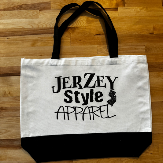 JSA Blk/Wht Canvas tote bag