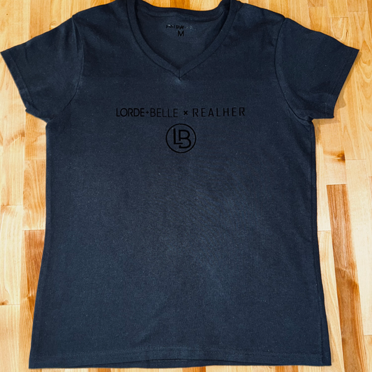 LORDE + BELLE x REALHER V- Neck T-Shirt