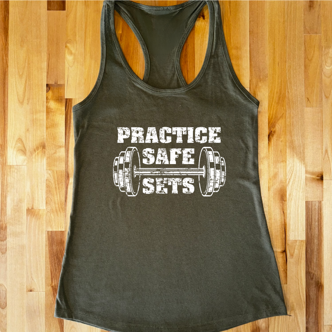 Practice Safe Sets Ladies Tank