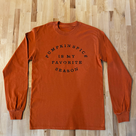 Pumpkin Spice Favorite Season Long Sleeve