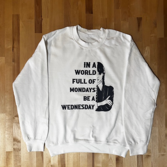 In a World Full Of Monday's Be a Wednesday Hoodie